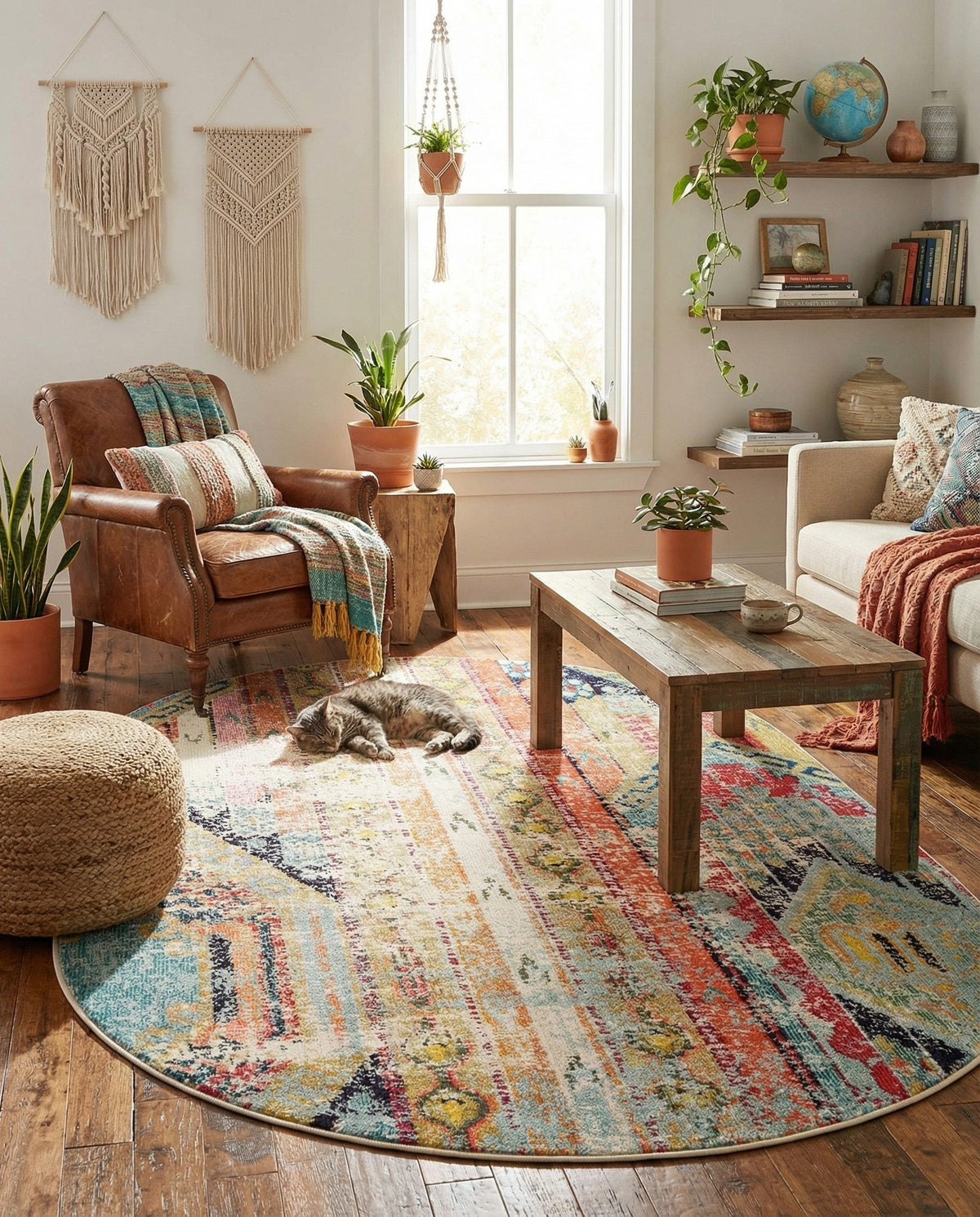 Sedona Vista Collection Area Rug -  Cholla Oval Multi  lifestyle 61