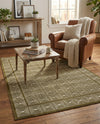 Aravalli Collection Area Rug -  Jaipur Rectangle Olive Green  lifestyle 24