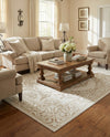 Sanctuary Retreat Collection Area Rug -  Enclave Rectangle Snow White  lifestyle 23
