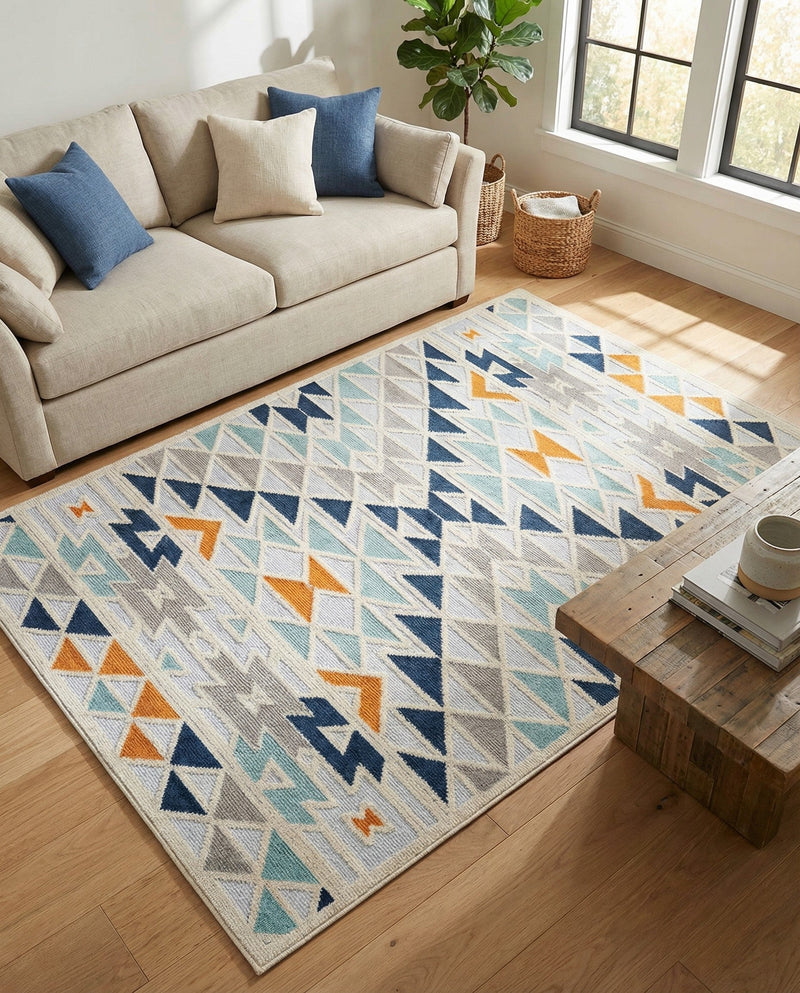Bahama Breeze Outdoor Collection Area Rug -  Andros Rectangle Gray  lifestyle 16