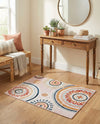 Seaside Blooms Collection Area Rug -  Eden Rectangle Pink  lifestyle 69
