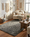 Casablanca Comfort Collection Area Rug - Sahara Rectangle Gray  lifestyle 13