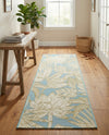 Seaside Blooms Collection Area Rug -  Shalimar Runner Soft Blue  lifestyle 72