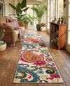 Marrakesh Elegance Collection Area Rug -  Beni Runner Cream  lifestyle 59