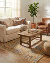 Seville Stripes Collection Area Rug -  Cordoba (Yellow) Rectangle Yellow  lifestyle 19