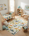 Wonder Tykes Collection Area Rug -  Pastiche Rectangle Ivory  lifestyle 9