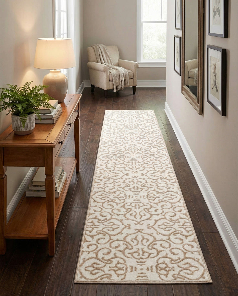 Andes Summit Collection Area Rug -  Pichincha Runner Snow White  lifestyle 71