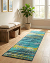 Seaside Haven Rugs Collection Area Rug -  Sandbar Runner Multi.Blue  lifestyle 80
