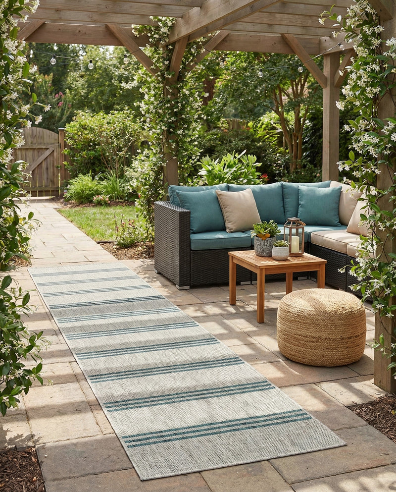 Urban Oasis Rugs Collection Area Rug -  District (Light Gray) Runner Light Gray  lifestyle 55