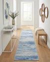Zagros Shades Collection Area Rug -  Sepidan Runner Blue Ivory  lifestyle 47