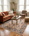 Casablanca Tapestry Collection Area Rug -  Marrakech (Ivory) Rectangle Ivory  lifestyle 9