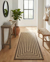 Sahara Sands Collection Area Rug -  Abydos Runner Natural and Brown  lifestyle 36
