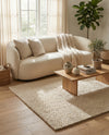 Woolen Sphere Collection Area Rug - Orbsburg (Ivory) Rectangle Ivory  lifestyle 10