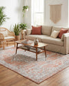Mykonos Manor Collection Area Rug -  Tinos (Salmon Pink) Rectangle Salmon Pink  lifestyle 13