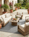 Jill Zarin Sedona Oasis Outdoor Collection Area Rug - Coconino (Black Sky) Rectangle Black Sky  lifestyle 15