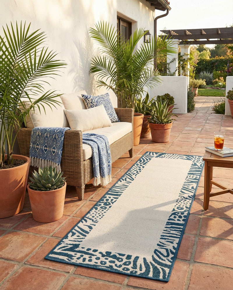 Savannah Escape Collection Area Rug - Serengeti Runner Ivory  lifestyle 79