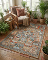 Patio Heritage Collection Area Rug -  Oasis Rectangle Multi  lifestyle 19