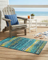 Seaside Haven Rugs Collection Area Rug -  Sandbar Rectangle Multi.Blue  lifestyle 4