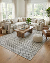 Savannah Pergola Collection Area Rug -  Pergola (Gray) Rectangle Gray  lifestyle 25