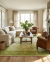 Horizon Collection Area Rug -  Apex (Light Green) Rectangle Light Green  lifestyle 9