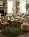 Bloomsbury Elegance Collection Area Rug -  Kensington (Green) Rectangle Green  lifestyle 21