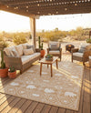 Mesa Oasis Rugs Collection Area Rug - Sundown Rectangle Taupe  lifestyle 48