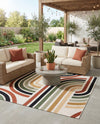 Urban Terrace Collection Area Rug -  Piazza Square Multi  lifestyle 51