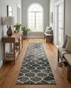 Trellis Mosaic Collection Area Rug -  Pergolatown (Blue Multi) Runner Blue Multi  lifestyle 79