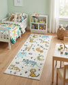 Wonder Tykes Collection Area Rug -  Spatter Runner Ivory  lifestyle 35