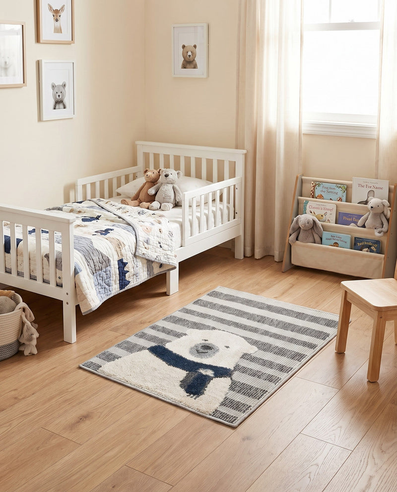 Wonder Tykes Collection Area Rug -  Dreamland Rectangle Gray  lifestyle 20