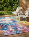 Urban Terrace Collection Area Rug -  Atrium Rectangle Multi  lifestyle 15
