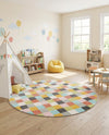 Wonder Tykes Collection Area Rug -  Mythic Round Multi  lifestyle 41