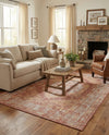 Patio Heritage Collection Area Rug -  Augusta (Rust Red) Rectangle Rust Red  lifestyle 21
