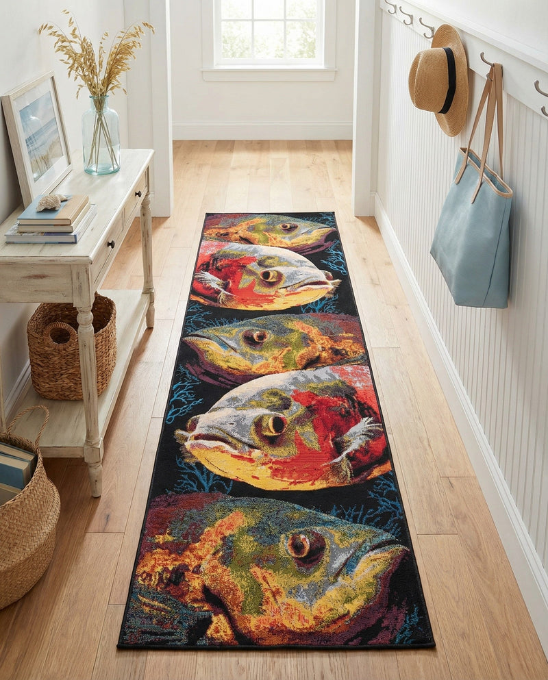 Seaside Haven Rugs Collection Area Rug -  Harbor Runner Multi  lifestyle 29