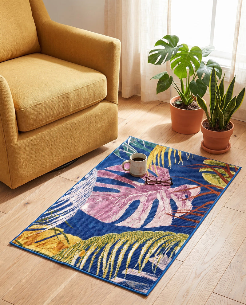 Meadow Breeze Collection Area Rug -  Clover Rectangle Multi  lifestyle 55