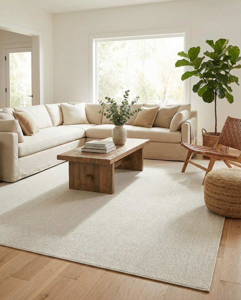 Seaside Serenity Collection Area Rug - Marina Rectangle Ivory  lifestyle 32