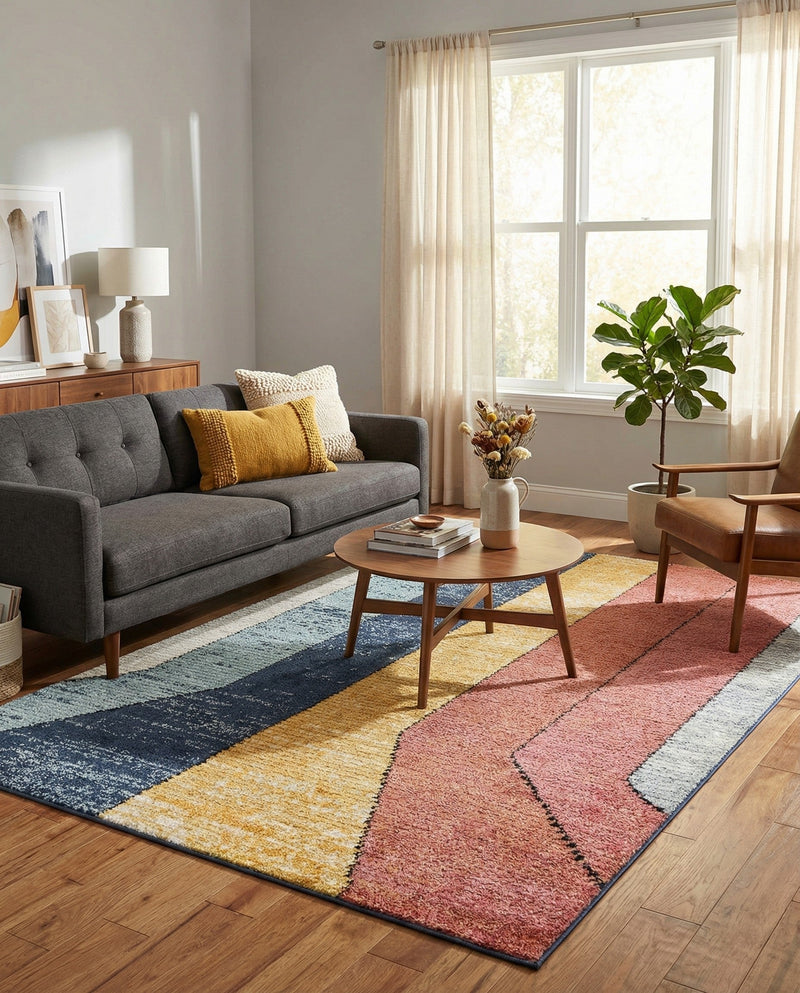 Marrakech Mosaic Collection Area Rug -  Agadir Rectangle Multi  lifestyle 8