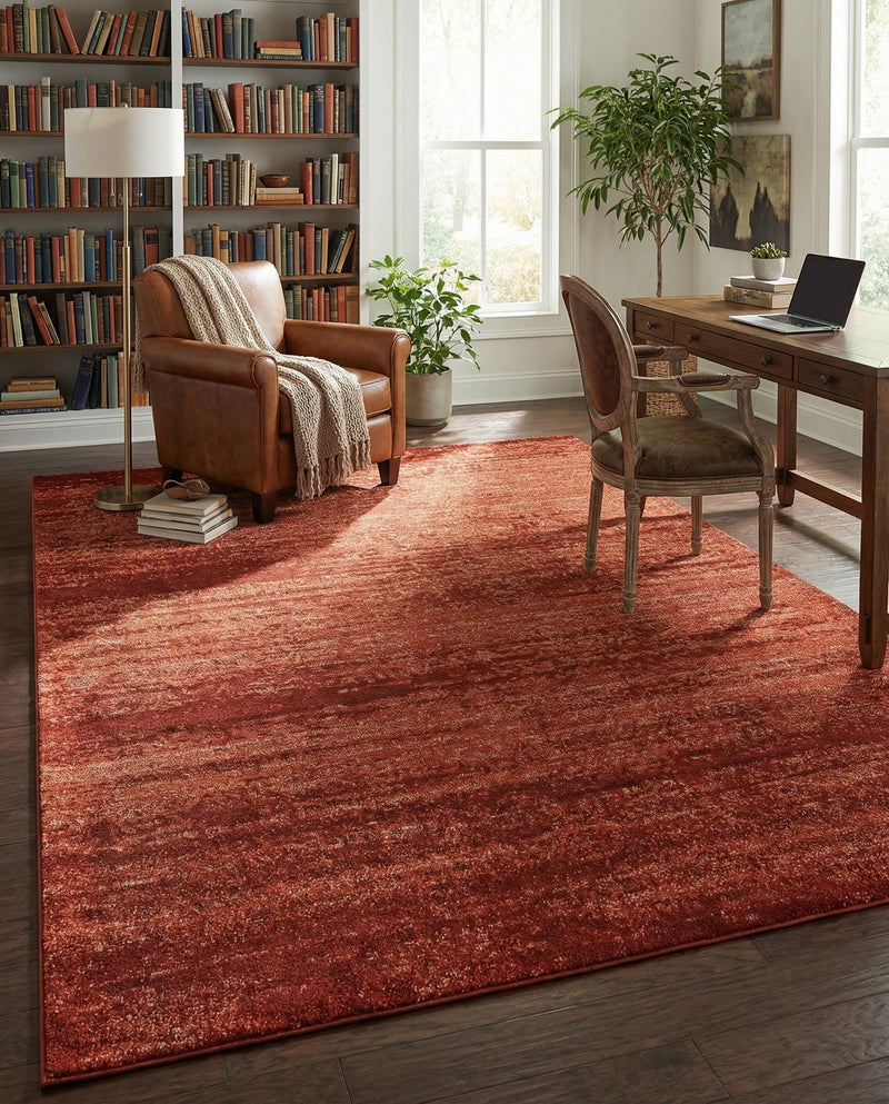 Studio Haven Collection Area Rug -  Gallery (Terracotta) Rectangle Terracotta  lifestyle 25
