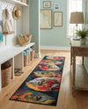 Seaside Haven Rugs Collection Area Rug -  Harbor Runner Multi  lifestyle 77