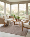 Seaside Serenity Collection Area Rug - Veranda (Light Brown) Rectangle Light Brown  lifestyle 14