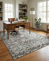 Horizon Collection Area Rug -  Zenith Rectangle Gray  lifestyle 14