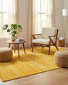 Jewel Oasis Collection Area Rug - Sapphire (Yellow) Rectangle Yellow  lifestyle 11