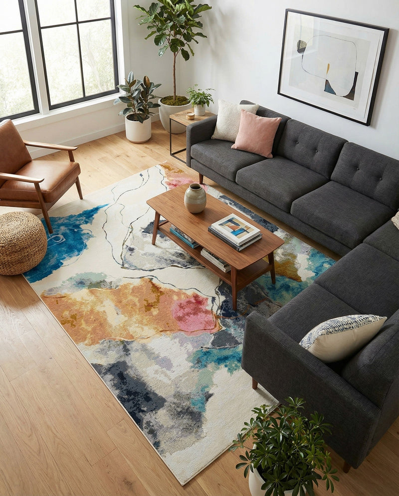 Urban Terrace Collection Area Rug -  Arbor Rectangle Multi  lifestyle 3