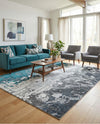 Seville Elegance Collection Area Rug -  Granada Rectangle Gray  lifestyle 3