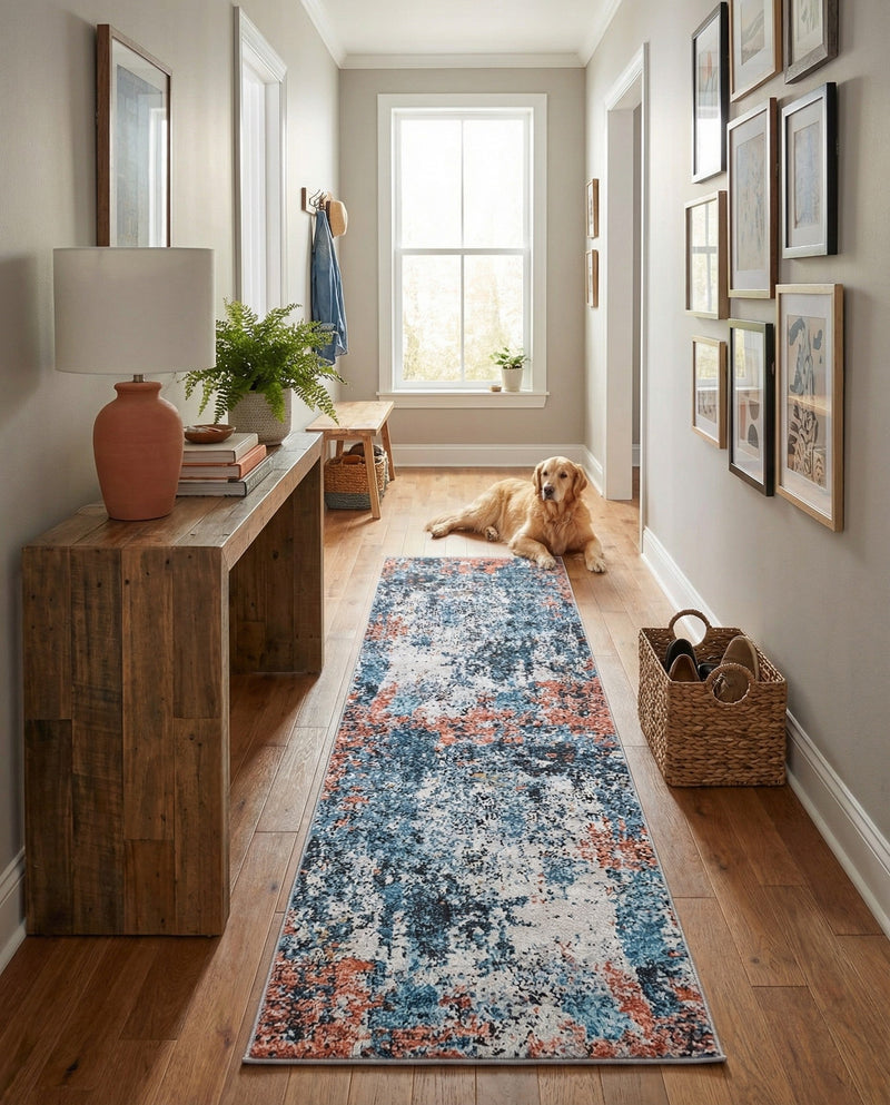 Dresden Elegance Collection Area Rug -  Seiffen Runner Multi  lifestyle 58