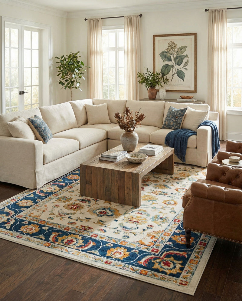 Adriana Terrace Collection Area Rug -  Positano (Multi) Rectangle Multi  lifestyle 10