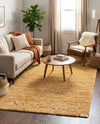 Alpine Plush Collection Area Rug -  Cortina (Sun Yellow) Rectangle Sun Yellow  lifestyle 9