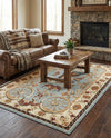Frontier Trails Collection Area Rug -  Onyx Rectangle Blue  lifestyle 56