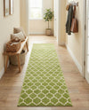 Lattice Gardens Collection Area Rug -  Bloomfield (Light Green) Runner Light Green  lifestyle 35