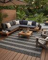 Urban Oasis Rugs Collection Area Rug -  District (Charcoal) Rectangle Charcoal  lifestyle 6